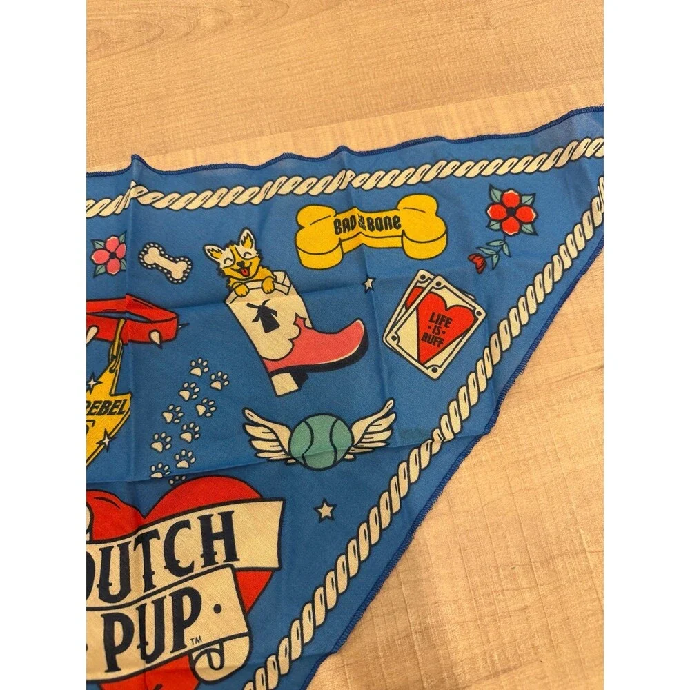 Dutch Bros Coffee Dutch Pup Dog Bandana National Dog Day 2024